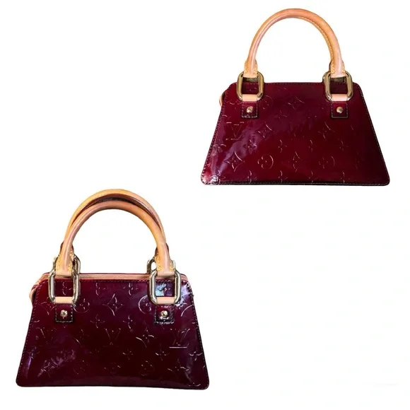SOLD!  Louis Vuitton Burgundy Handbag - Picture 6 of 15